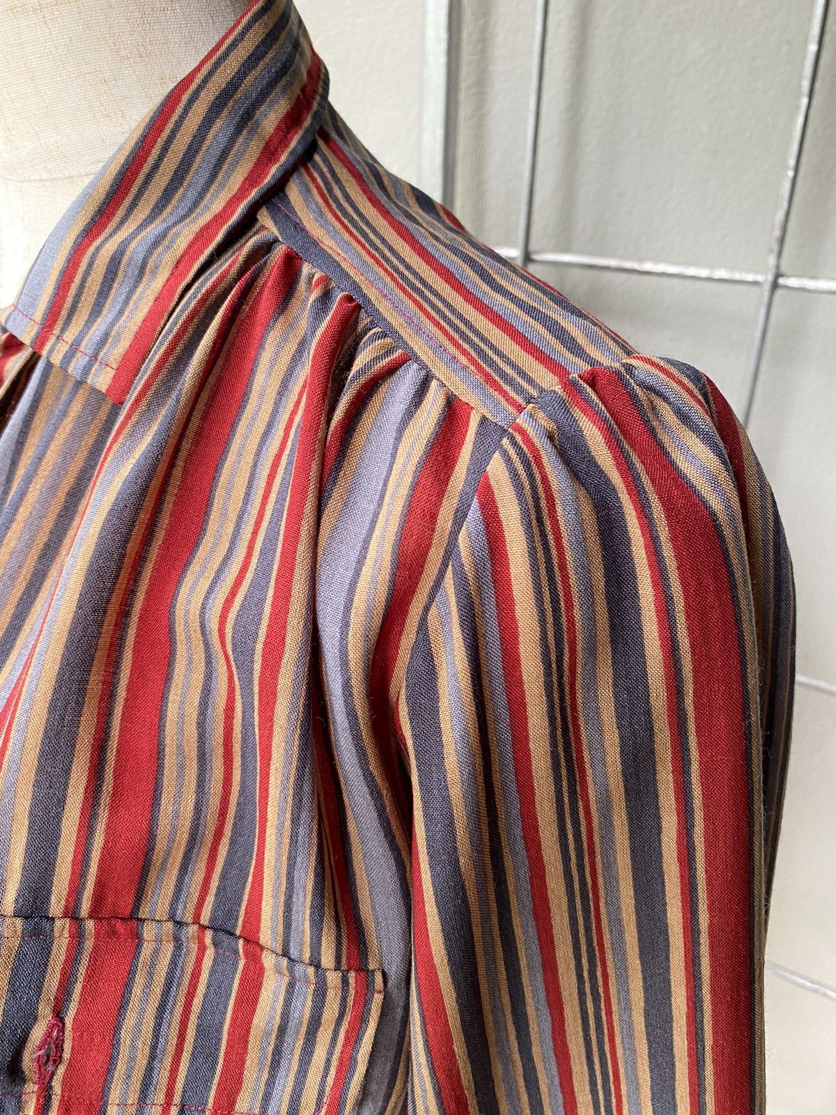 Givenchy Givenchy Multicolor Striped Long-Sleeve Shirt Size S / US 4 / IT 40 - 12 Thumbnail
