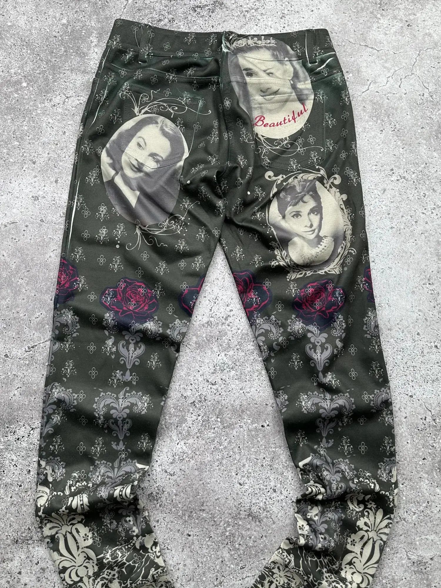 Vintage Vintage Printed Pants C537(V617) Size 25" / US 0 / IT 36 - 5 Thumbnail
