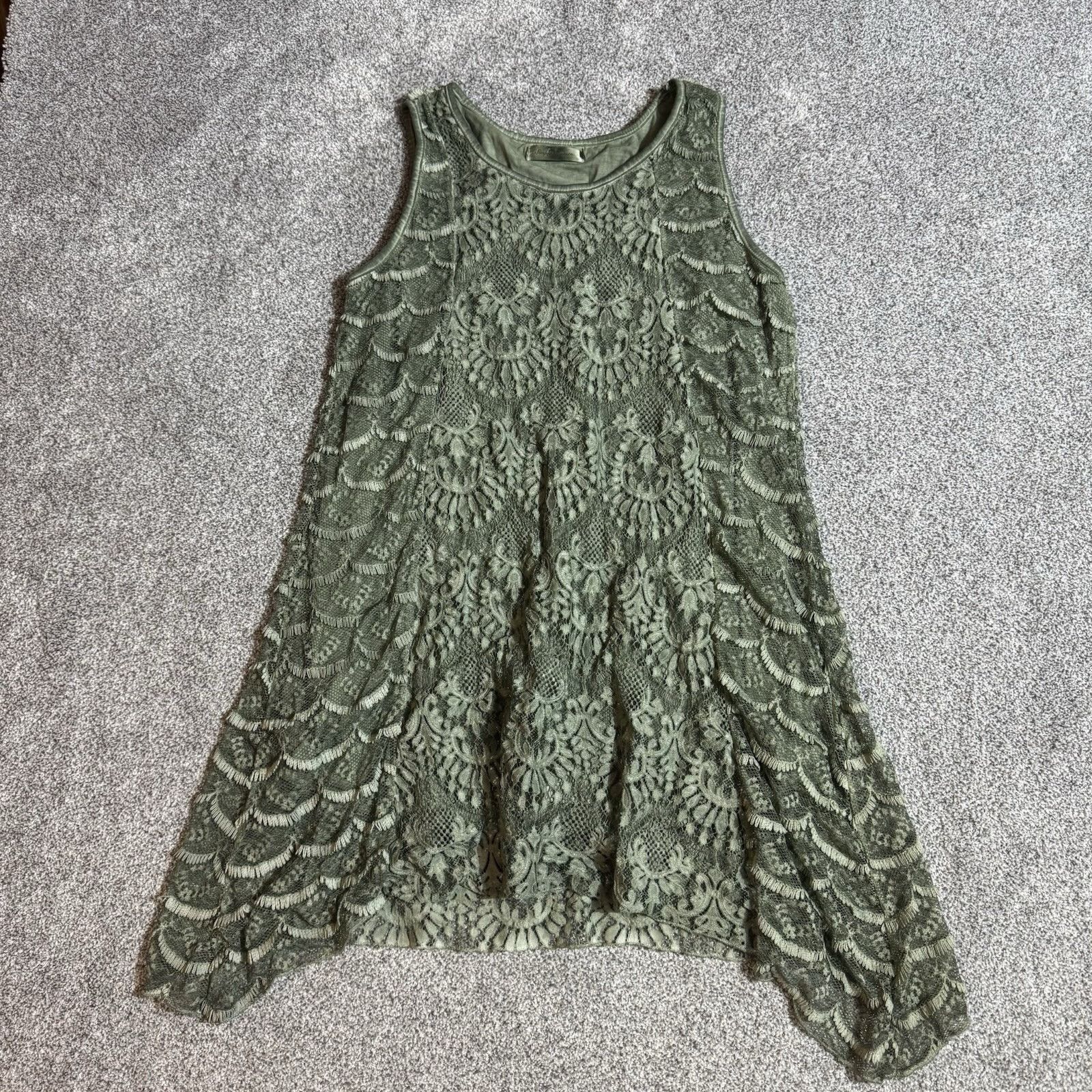 Other Simply Couture Dress L Boho Cottagecore Fairycore Lace Sheer Size L / US 10 / IT 46 - 1 Thumbnail