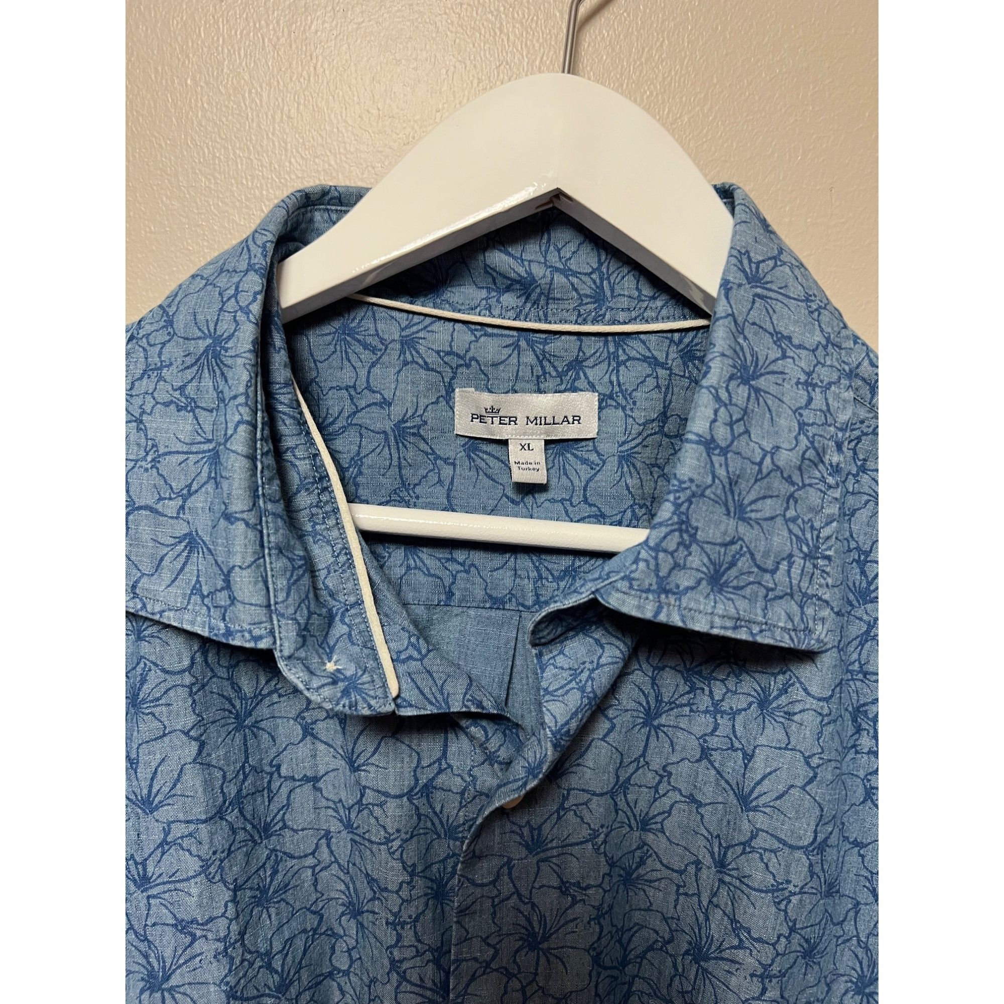 Peter Millar Peter Millar Seaside Short Sleeve Shirt - NWT - XL Size US XL / EU 56 / 4 - 2 Thumbnail