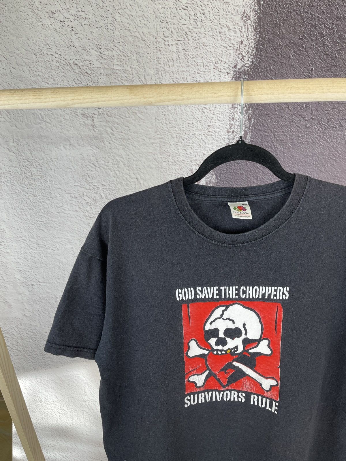 Band Tees Vintage God Save the Choppers Mekka T-shirt Survivors Rule Size US L / EU 52-54 / 3 - 4 Thumbnail