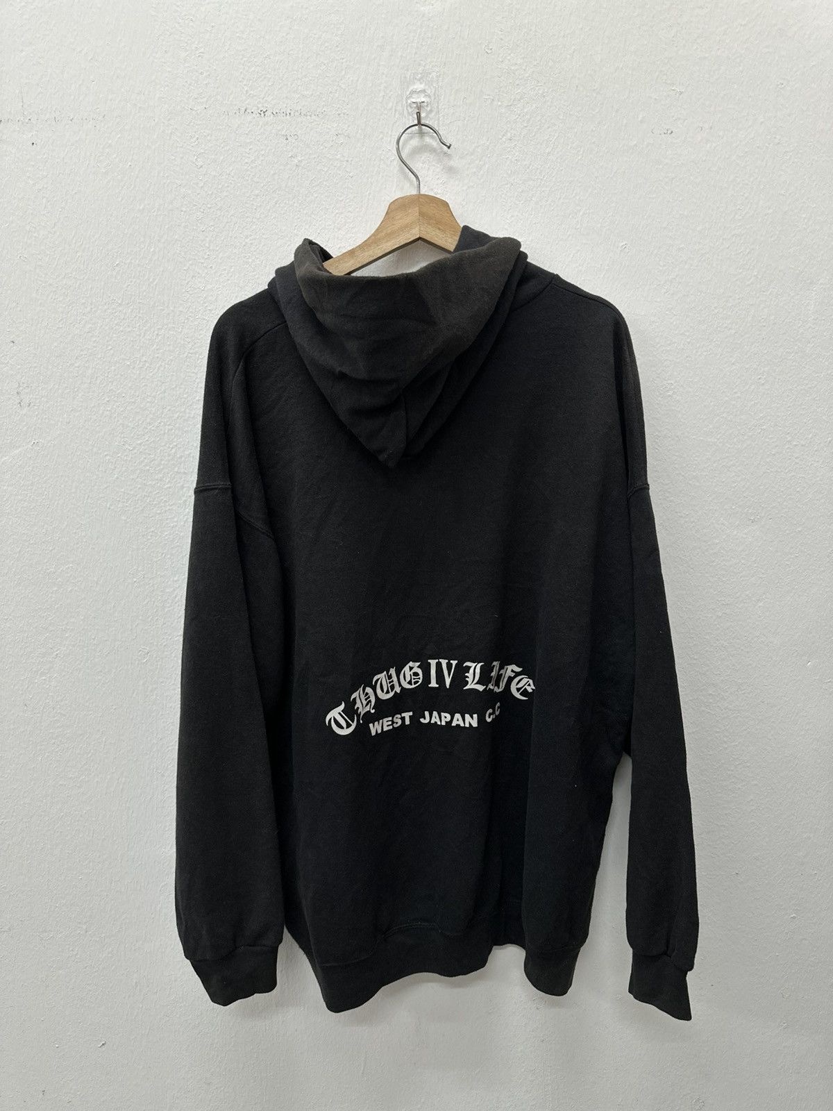 Japanese Brand Vintage 1990 Thug Life West Japan (Chrome Hearts) Hoodie Size US XXL / EU 58 / 5 - 14 Thumbnail