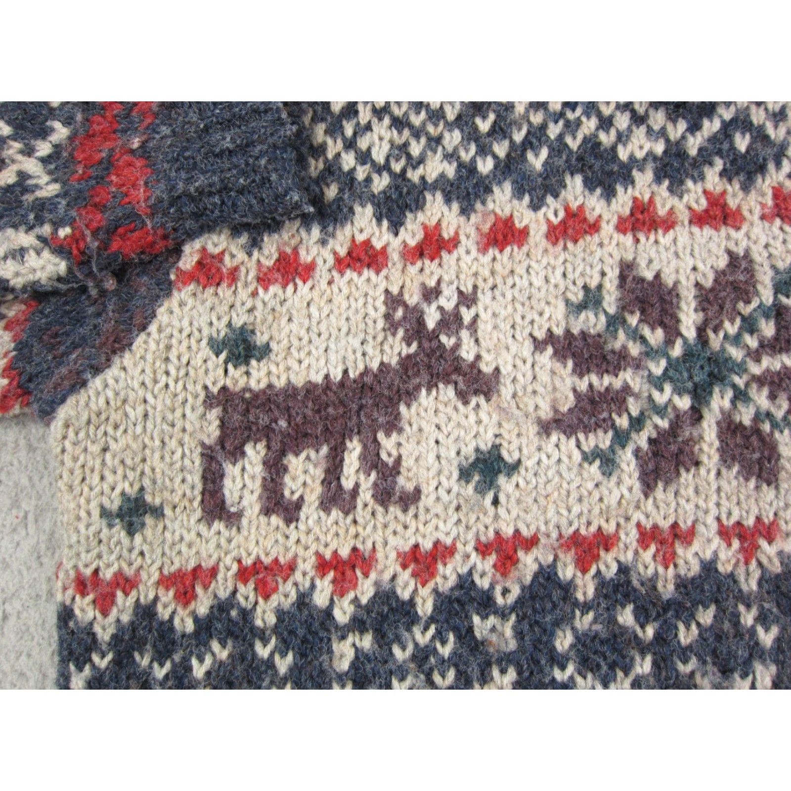 Vintage VINTAGE Christopher & Banks Cardigan Sweater Womens M Blue Fair Isle Cardigan 90s Womens Black? Size M / US 6-8 / IT 42-44 - 3 Thumbnail