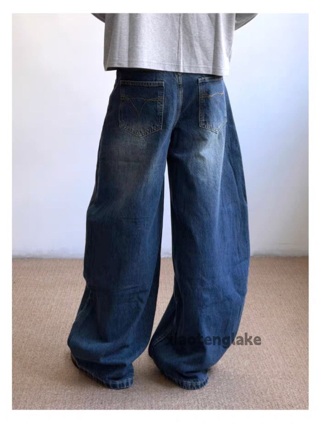 Jean xtl maisonmargiela marni style flared baggy faded jeans Size US 28 / EU 44 - 6 Thumbnail