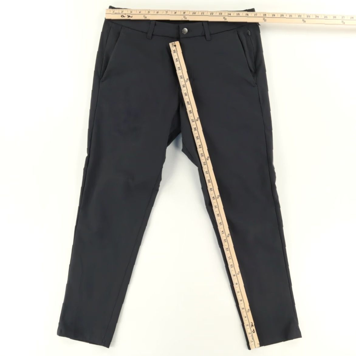 Lululemon Lululemon Commission Slim Polyester Woven Chino Pants Charcoal Mens 33 Size US 33 - 3 Thumbnail