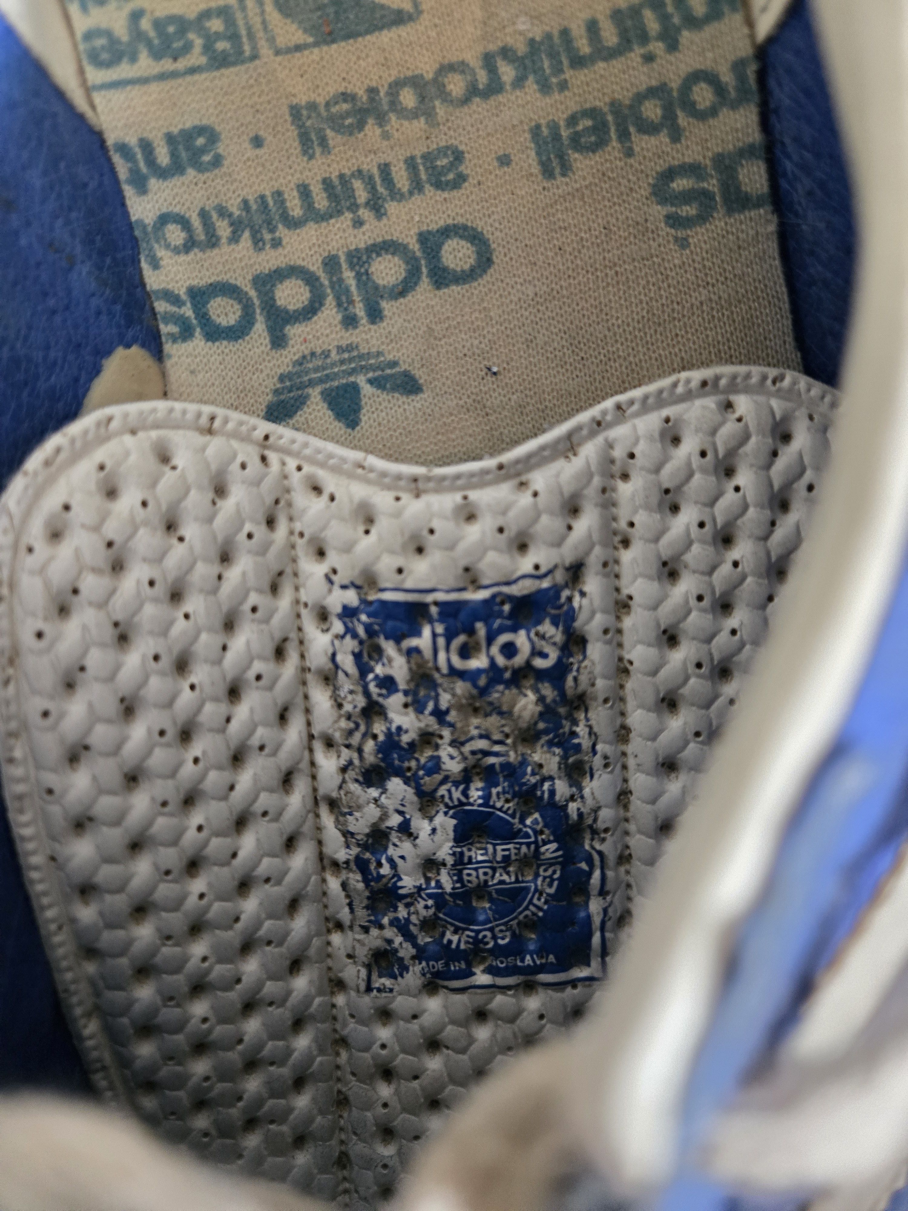 Adidas Vtg Adidas 1975 Gazelles 14US Made in Yugoslavia Size US 14 / EU 47 - 8 Thumbnail