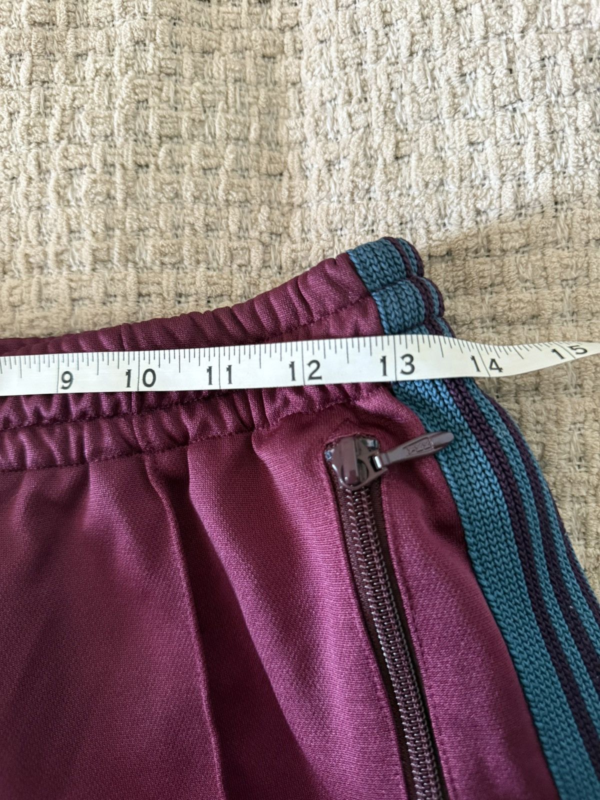 Needles Needles Maroon Track Pant Size US 29 - 6 Thumbnail