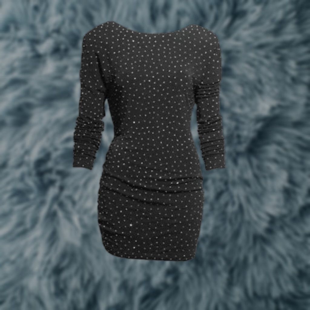 Jimmy Choo VINTAGE Jimmy Choo for H&M Dress Womens XS Black Studded Cocktail Evening 90s Classic Designer Ladies XS Womens Size XS / US 0-2 / IT 36-38 - 1 Thumbnail