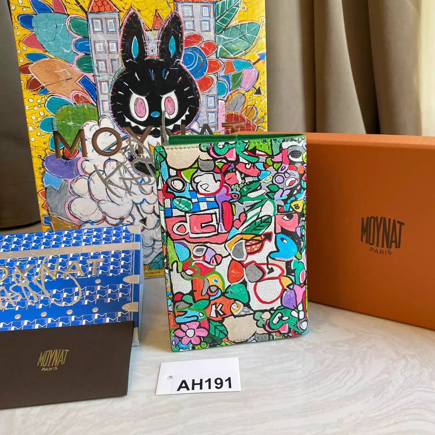 Moynat MOYNAT x Monet LE Passport Wallet Labubu Cartoon Box & Bag Size ONE SIZE - 2 Thumbnail