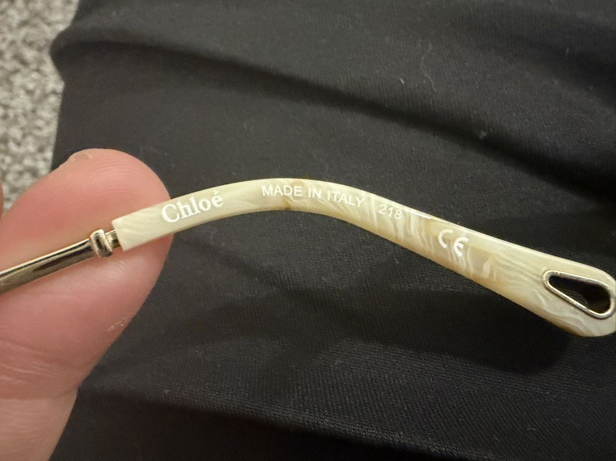 Chloe Chloe Gold/Rainbow Sunglasses Size ONE SIZE - 6 Thumbnail