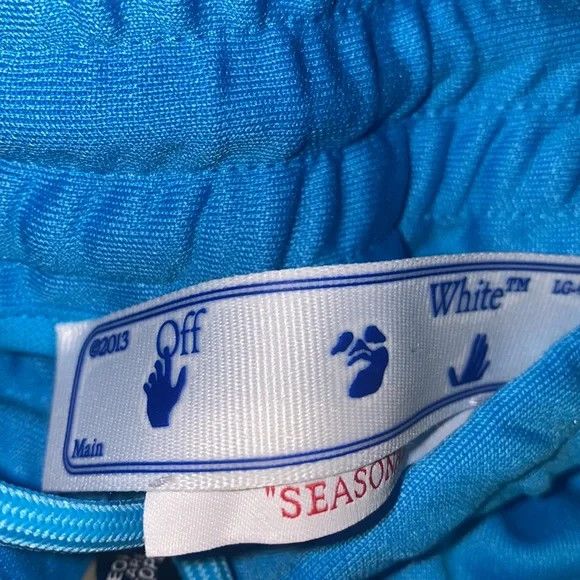 Off-White o1gr1nt1124 Single Arrow Slim Trackpant in Peacock Size US 30 / EU 46 - 6 Thumbnail