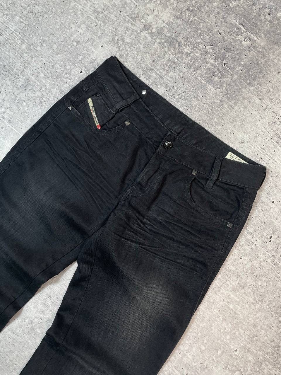 Diesel Vintage 00s Diesel Ryoth-N Flared Bootcut Denim Jeans Y2K Size 29" - 3 Thumbnail