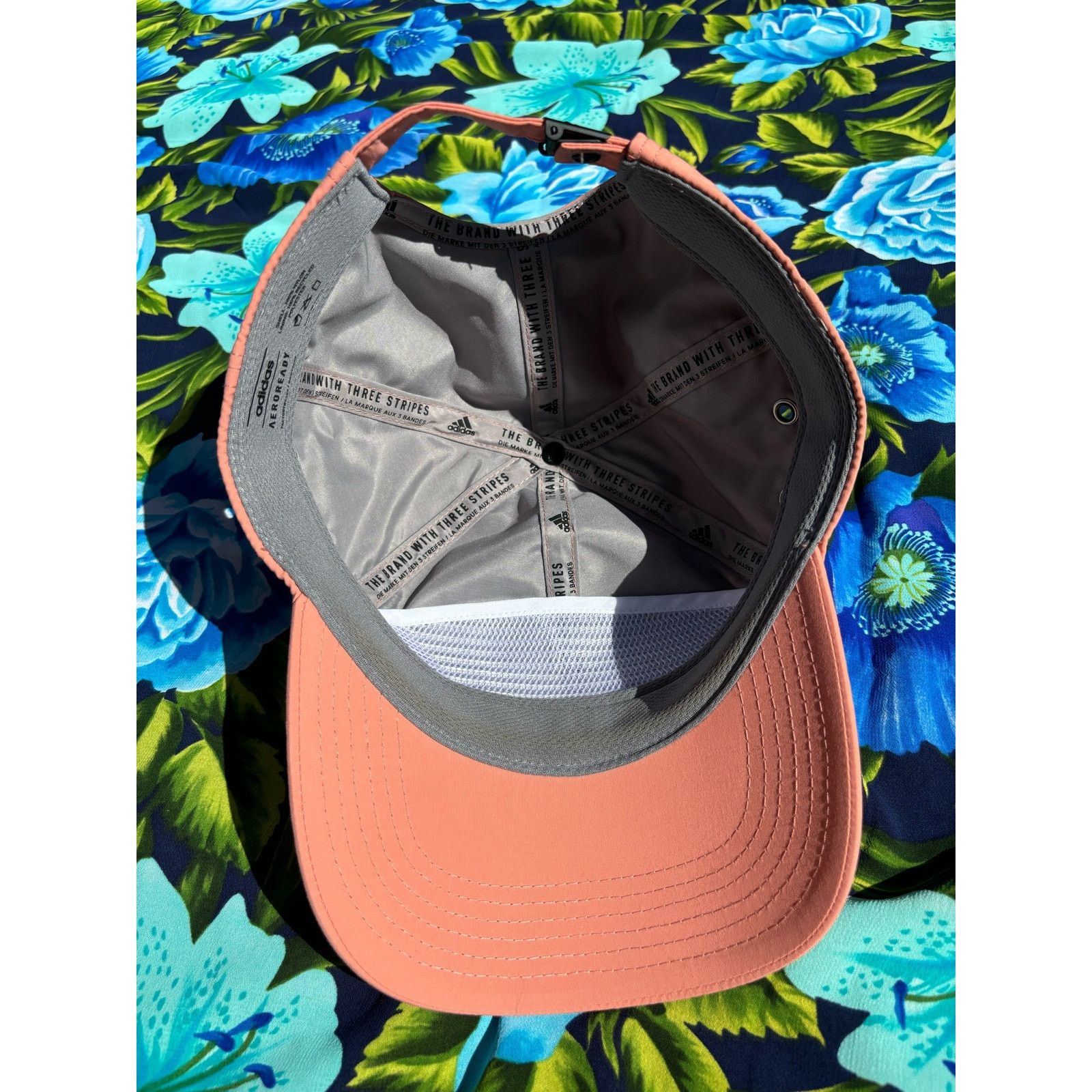 Adidas Pink Adidas Adjustable Baseball Hat Size ONE SIZE - 4 Thumbnail