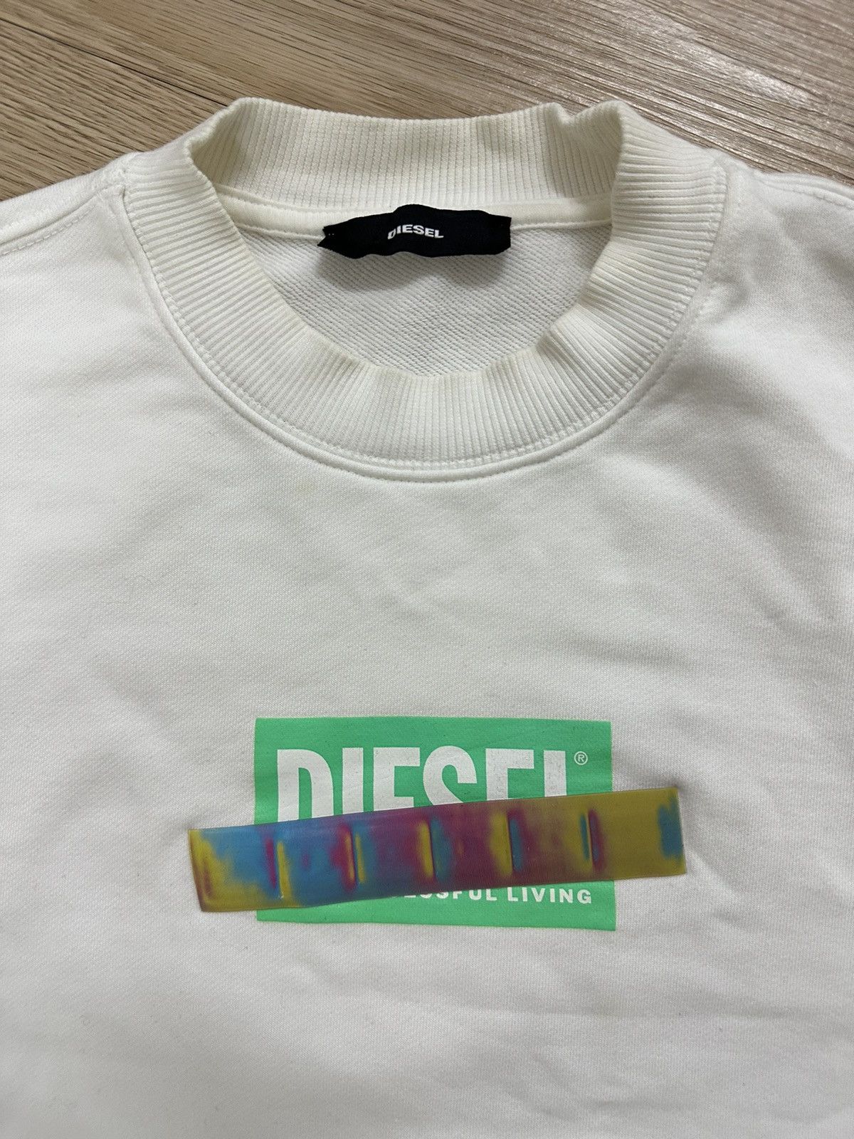 Beauty Beast × Diesel Rare And Beautiful Diesel Box Logo Sweatshirt Size US XS / EU 42 / 0 - 4 Thumbnail