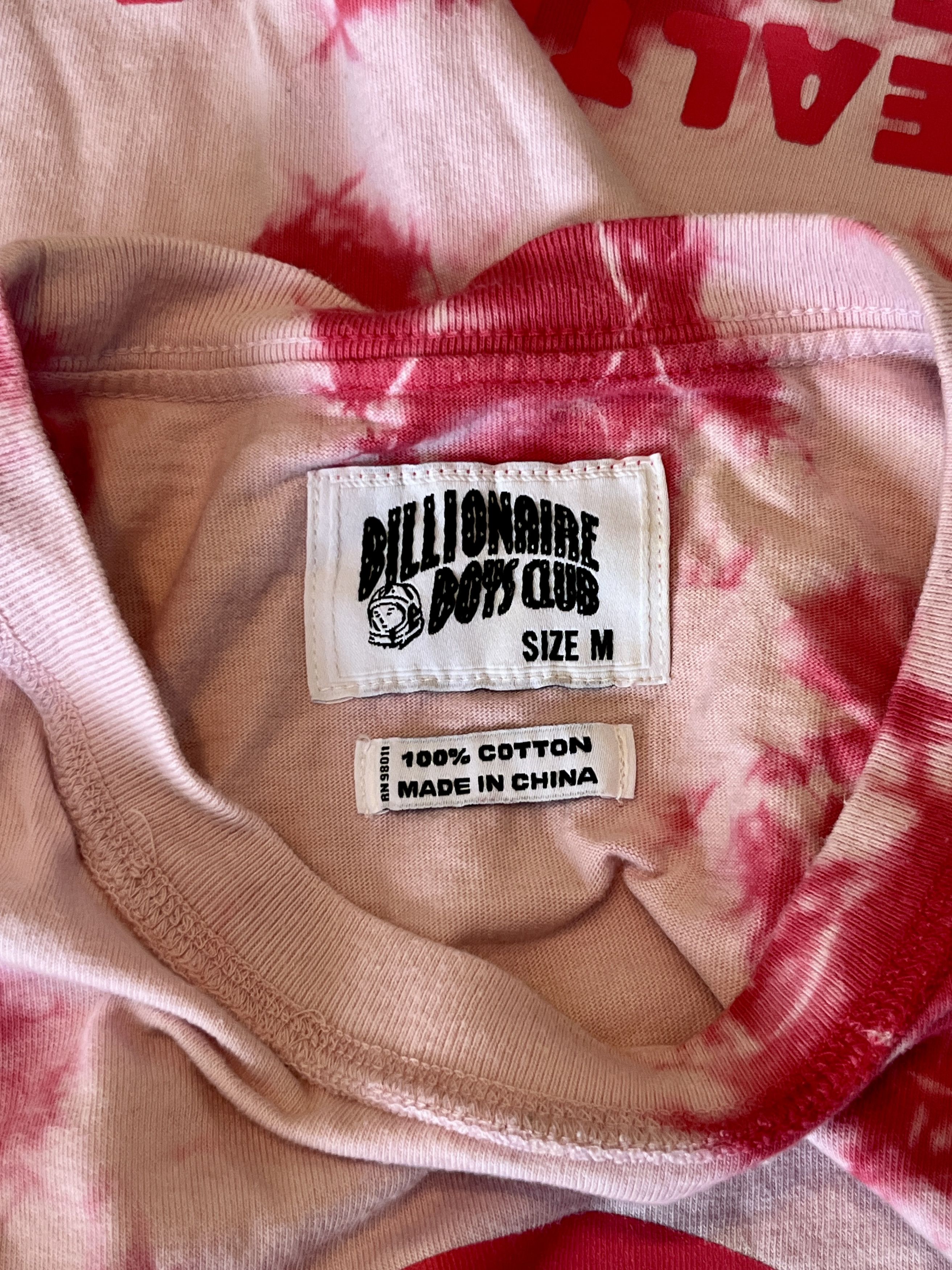 Billionaire Boys Club BBC Billionaire Boys Club Pink Tie Dye Astronaut Tee M Size US M / EU 48-50 / 2 - 6 Thumbnail