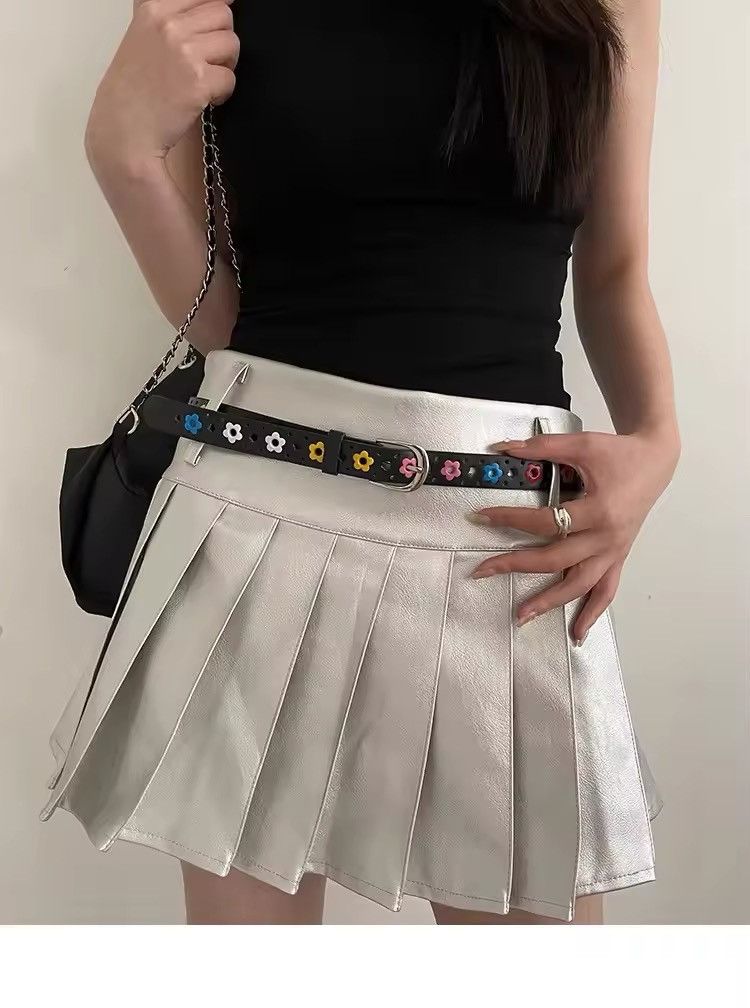 Other Korean Y2K Belt Flowers Adorn Girl Belt Size ONE SIZE - 3 Thumbnail