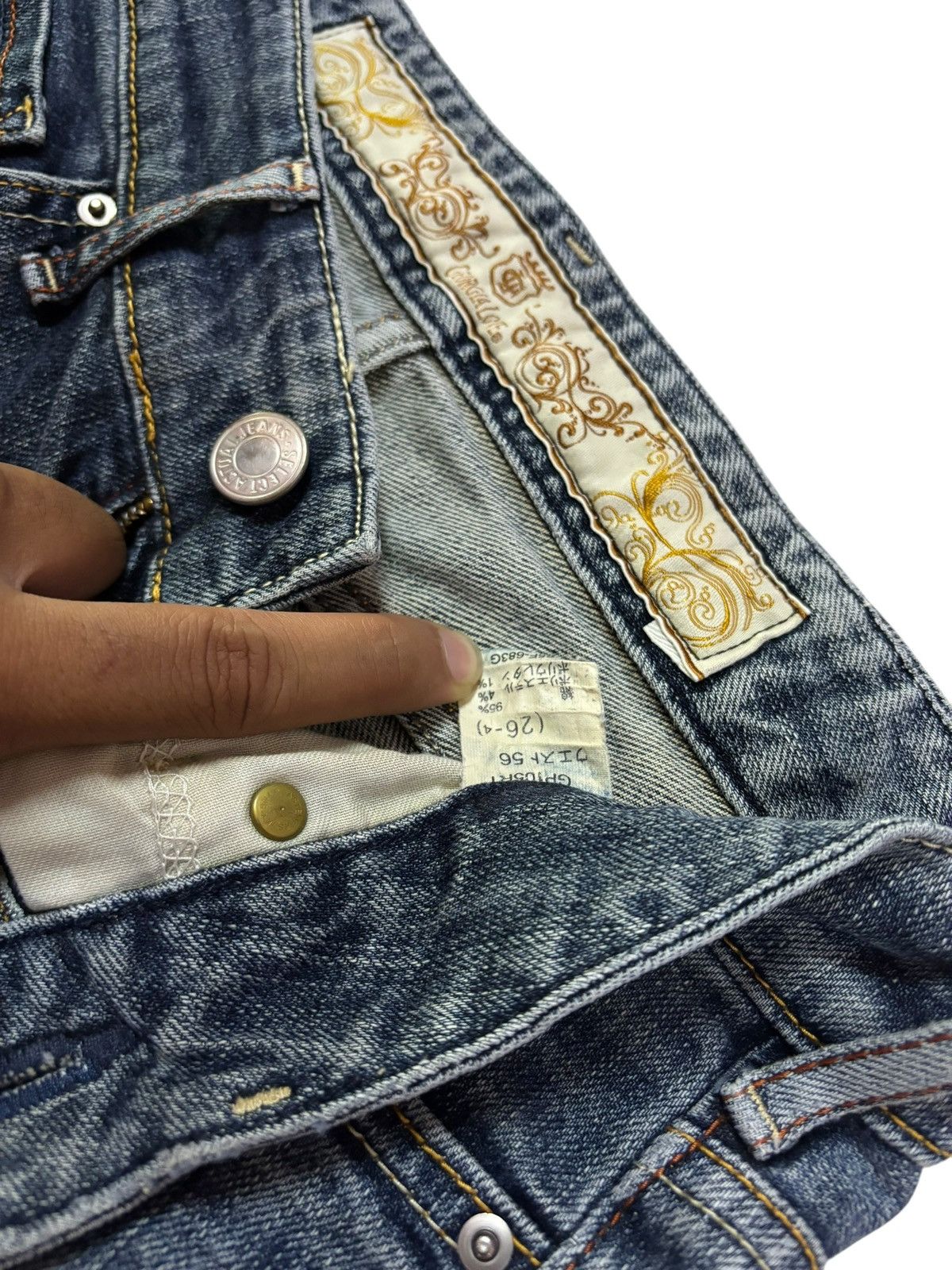 Japanese Brand Vtg Georgia Love Japan Distressed Jeans Size US 28 / EU 44 - 5 Thumbnail