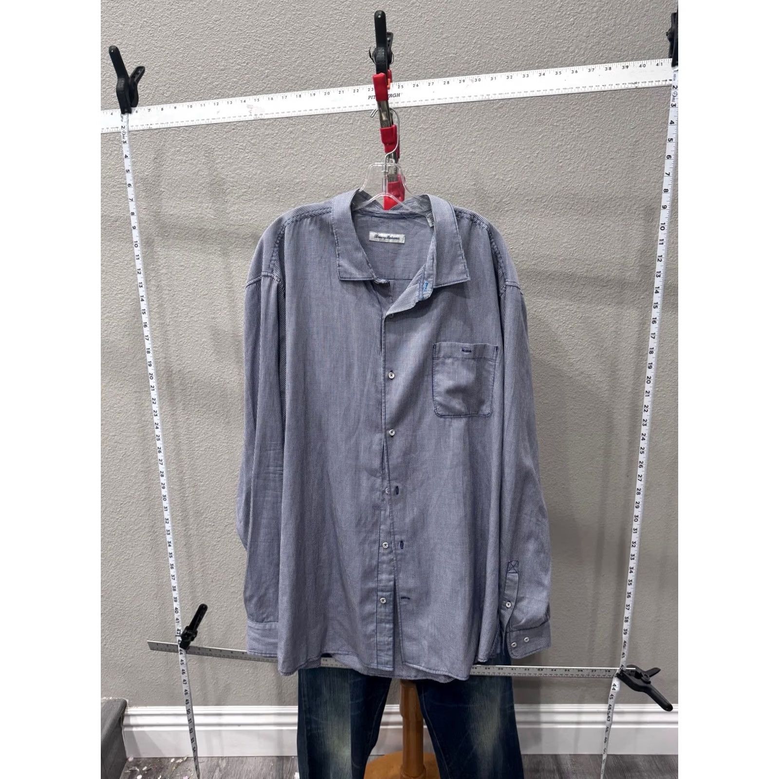Tommy Bahama Tommy Bahama Poly LONG SLEEVE SHIRT 3XLT 3XL Tall Mens Baseball Shirt Multicolor Long Sleeve Shirt Tall 3XLT 3XL Tommy Bahama Mens Shirt Size US XXL / EU 58 / 5 - 3 Thumbnail