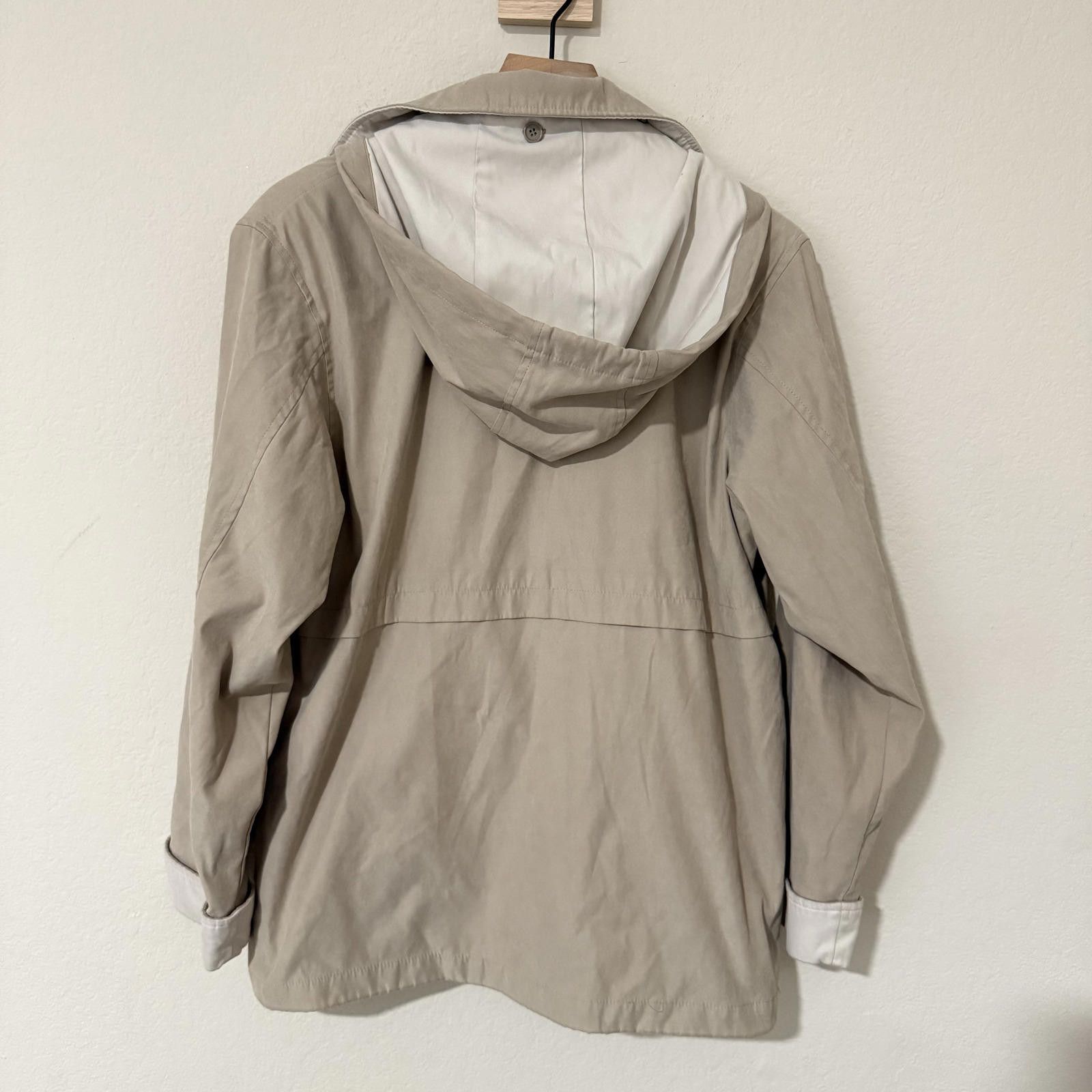Bernhard Willhelm Bernardo Jacket Women's M Tan Detach Hood Zip Size US M / EU 48-50 / 2 - 6 Thumbnail