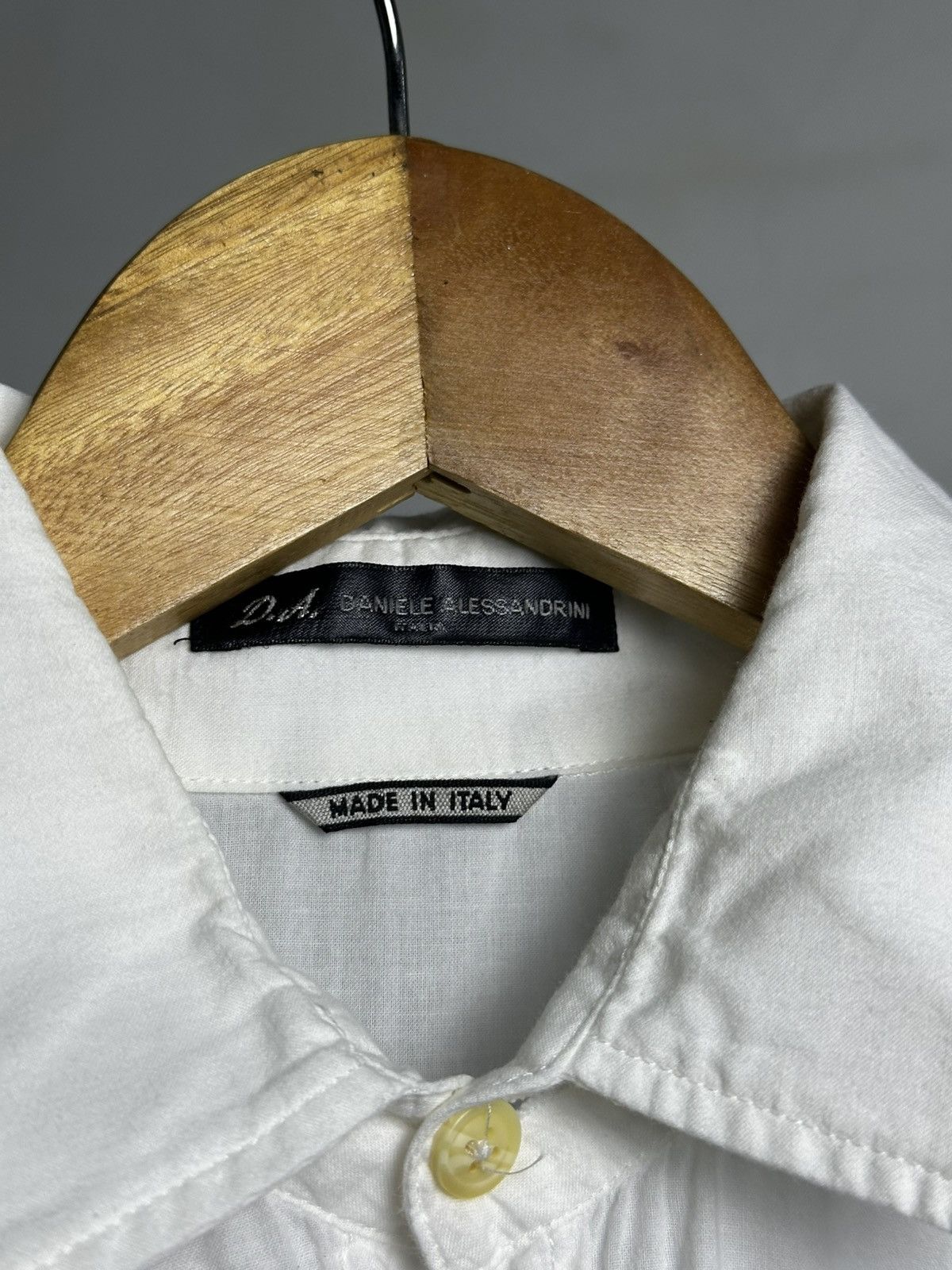 Daniele Alessandrini Daniele Alessandrini Italy White Button Shirt Size US M / EU 48-50 / 2 - 2 Thumbnail