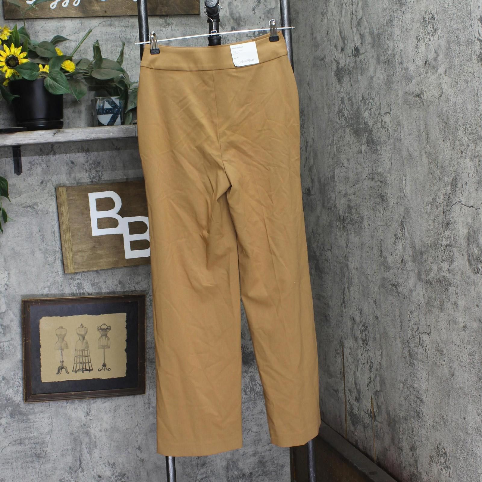 Calvin Klein Nwt Calvin Klein Wide Leg Pants T42pl994 Luggage Brown 4p Size 27" / US 4 / IT 40 - 2 Thumbnail