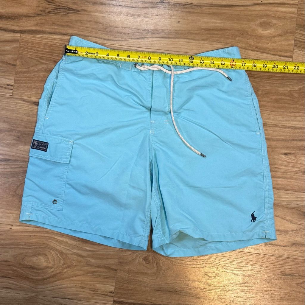 Polo Ralph Lauren Polo Ralph Lauren Men’s L Swim Trunks Blue Cargo Size US 26 / EU 42 - 3 Thumbnail