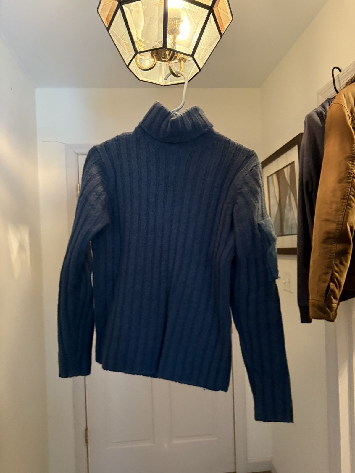 French Connection Corduroy Side Pocket Lined Wool Turtleneck Size US M / EU 48-50 / 2 - 8 Thumbnail