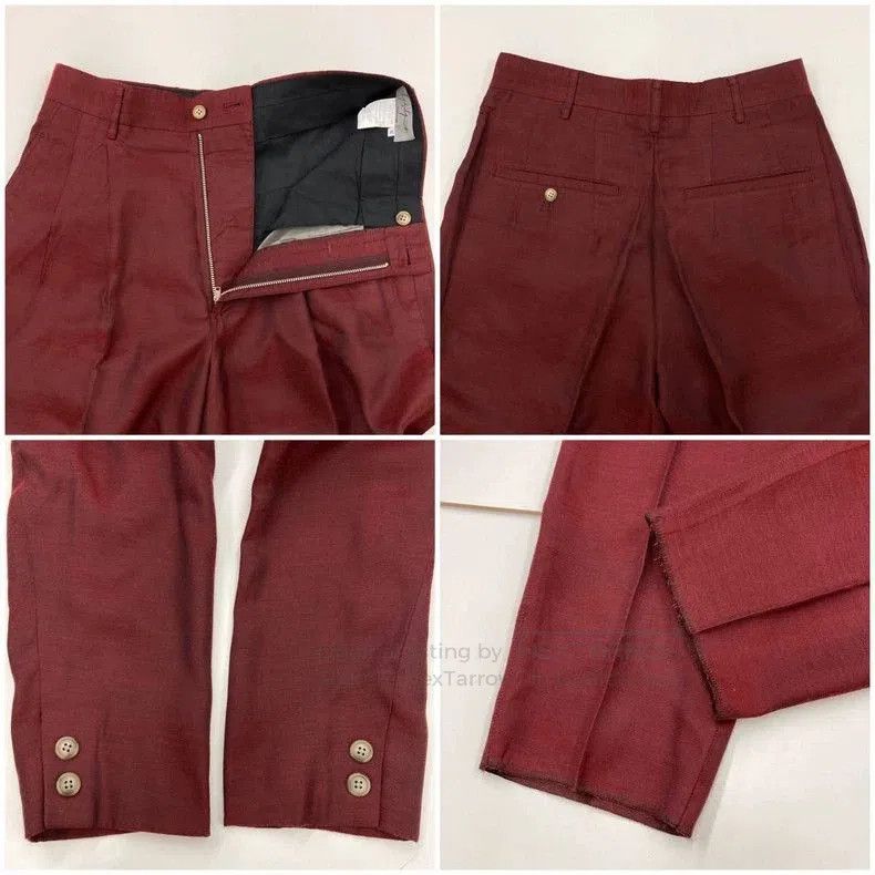 Yohji Yamamoto 90s Burgundy Suit Set