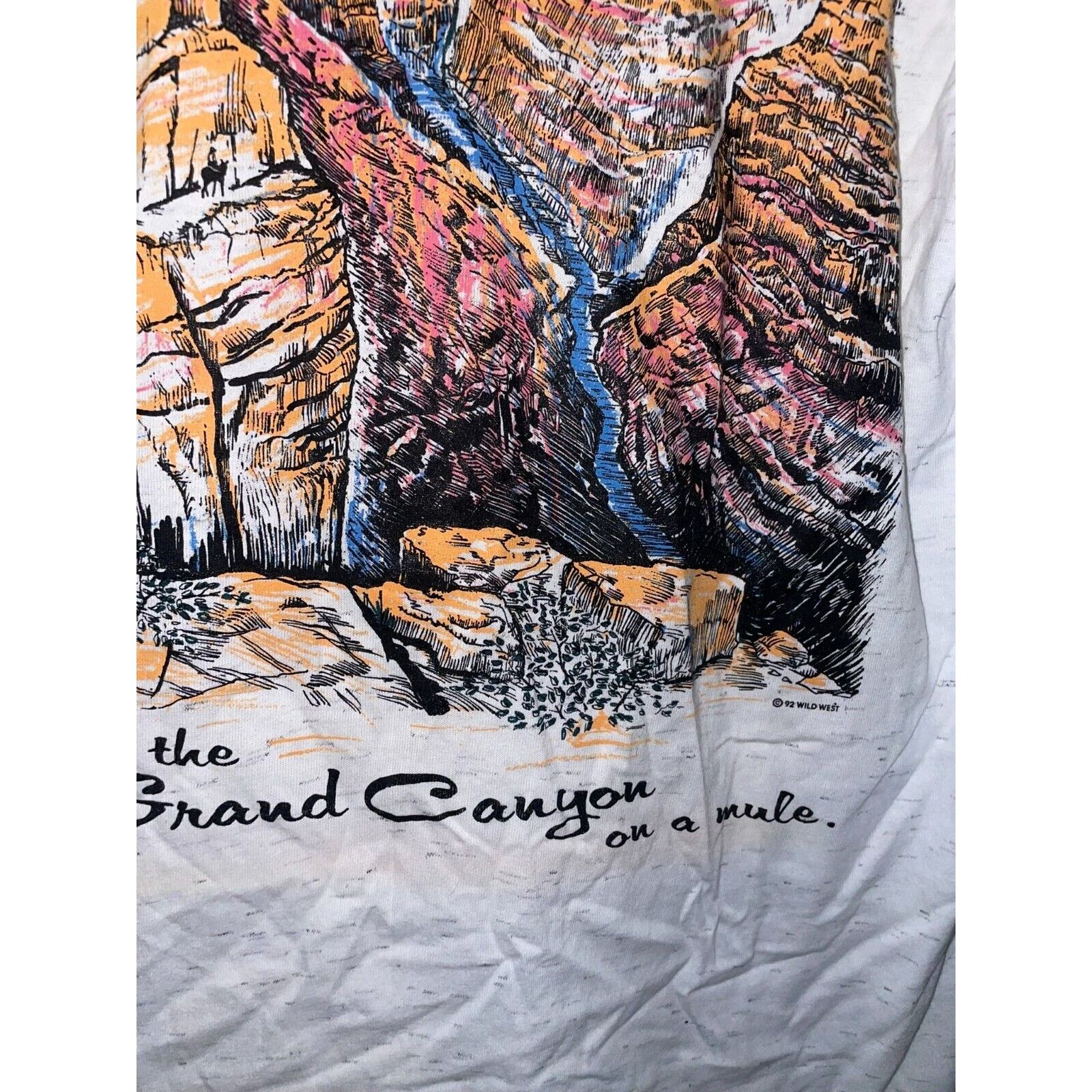 Vintage Vintage Test Print Shirt Grand Canyon Atlanta White M Tee Size US M / EU 48-50 / 2 - 6 Thumbnail