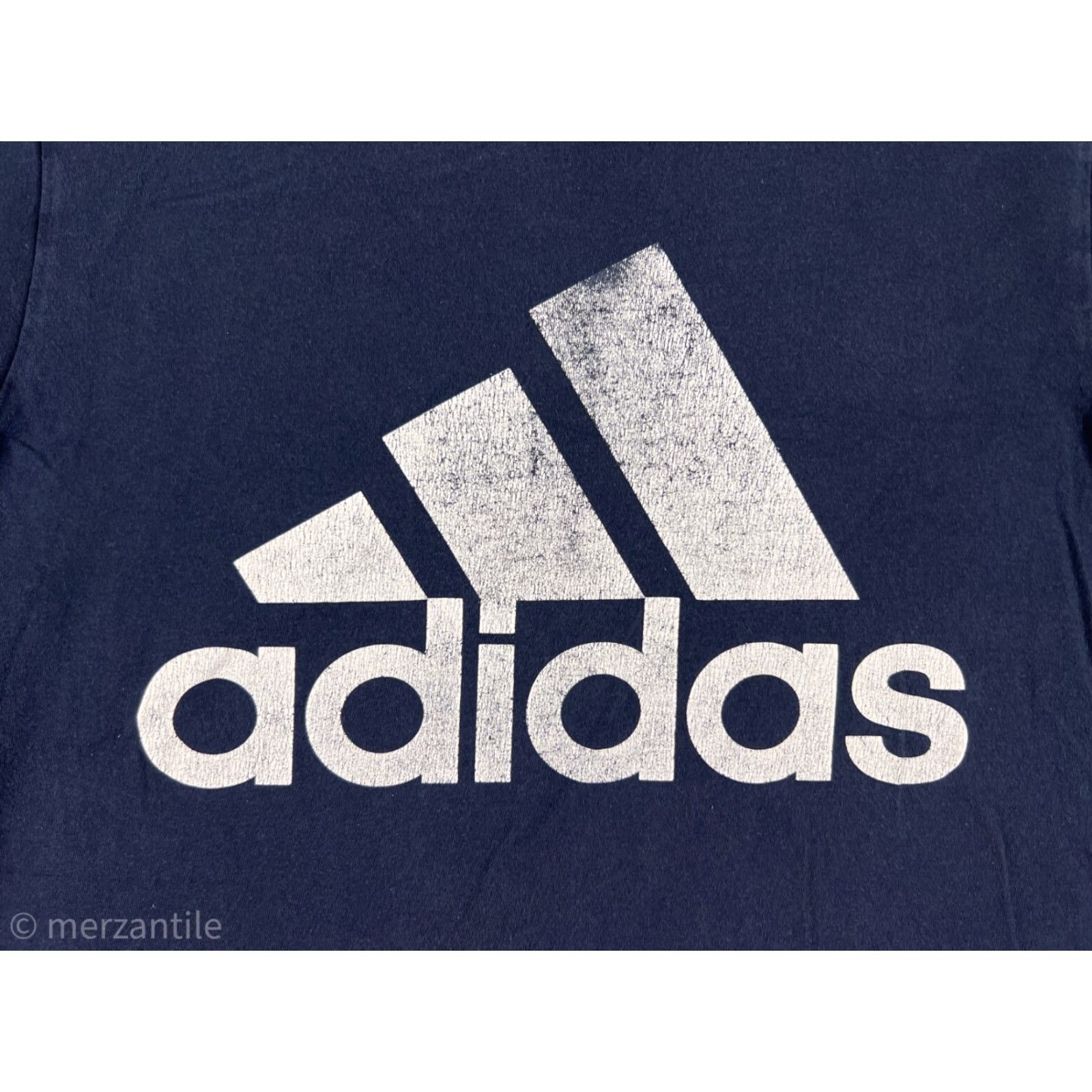 Adidas Adidas Shirt Mens Small Blue Short Sleeve Crew Neck 100% Cotton Logo Size US S / EU 44-46 / 1 - 3 Thumbnail