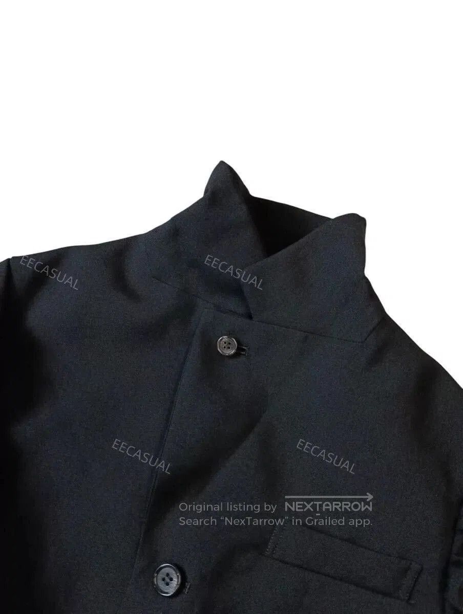 Noir Kei Ninomiya Black Wool Suit Jacket.