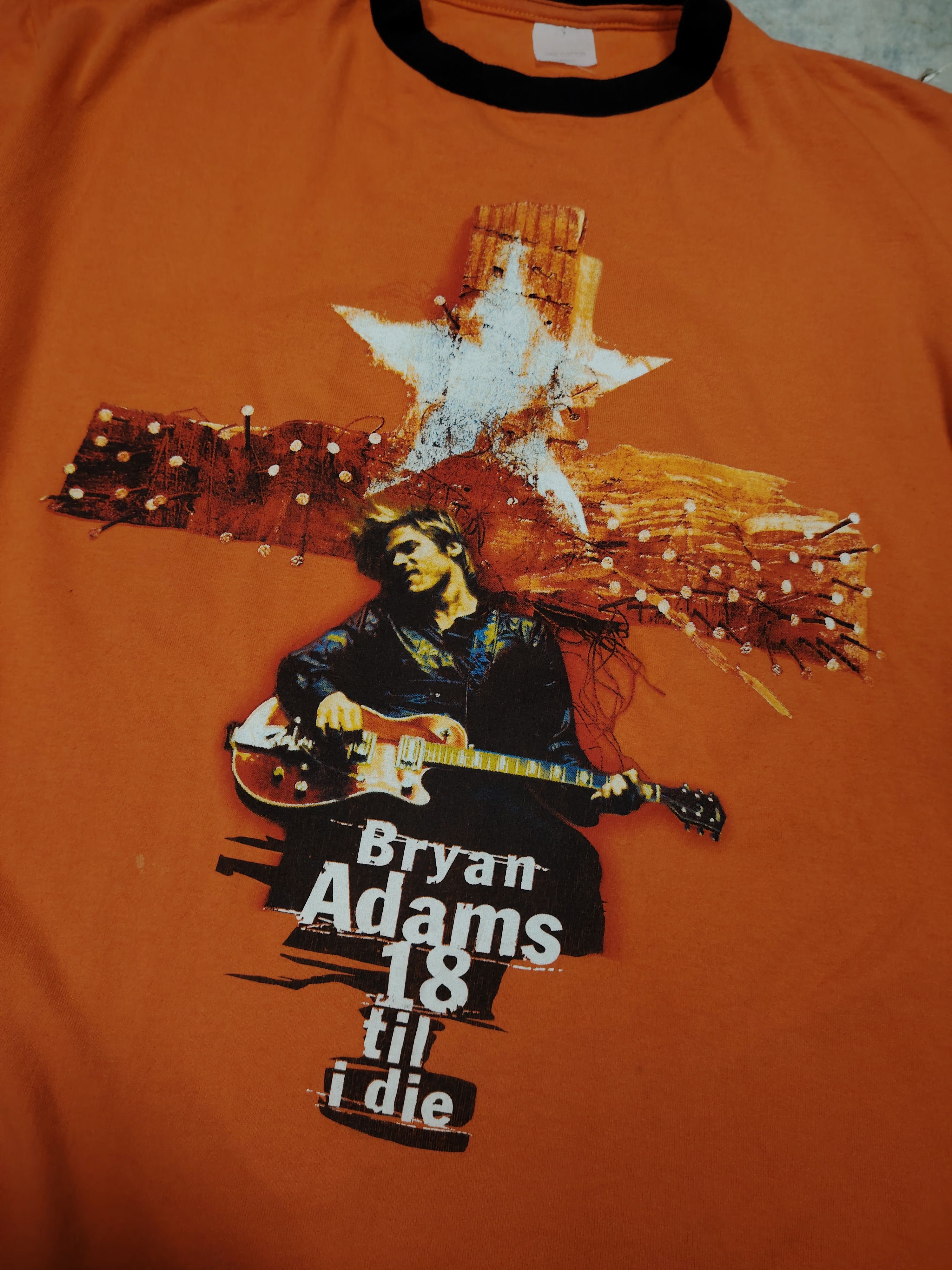 Band Tees × Vintage Vintage 90s Bryan Adams ring t shirt Size US L / EU 52-54 / 3 - 4 Thumbnail