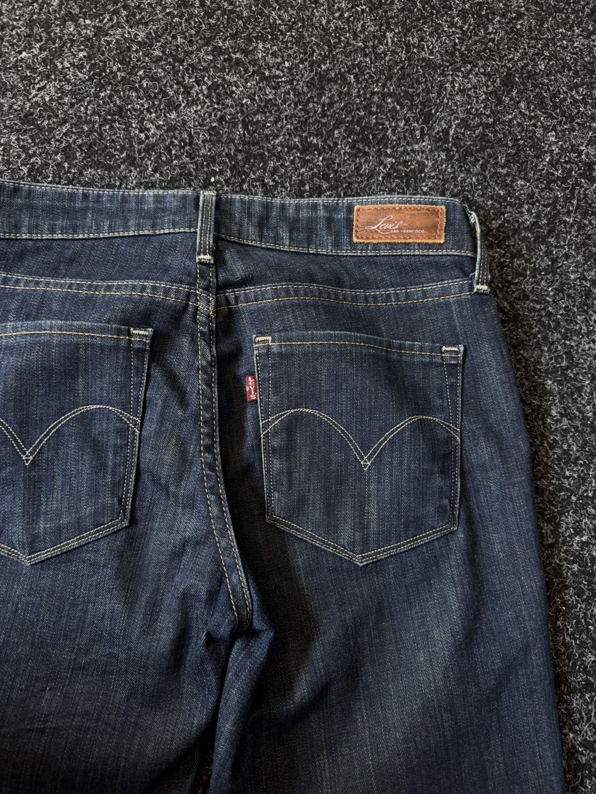 Levi's Western 00s Y2K Levi’s Demi Curve Straight Leg Jeans W25 Size 25" / US 0 / IT 36 - 15 Thumbnail