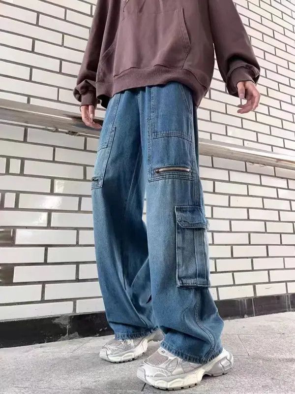 Other Vintage Street Hip Hop Punk Large Pocket Workwear Jeans Size US 34 / EU 50 - 1 Thumbnail