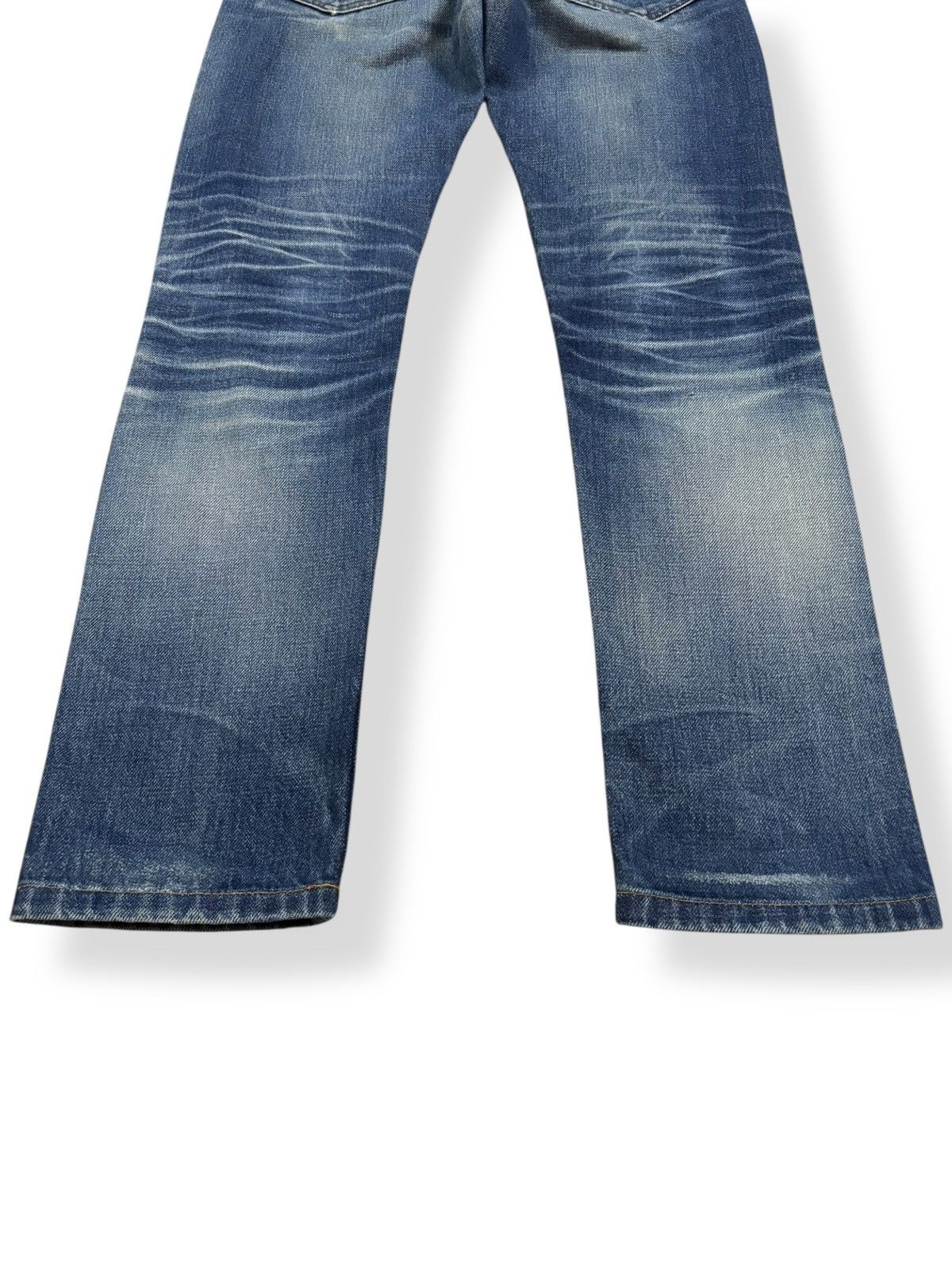 A.P.C. A.P.C Petit New Standard Selvedge Blue Wash Distressed Jeans Size US 29 - 14 Thumbnail