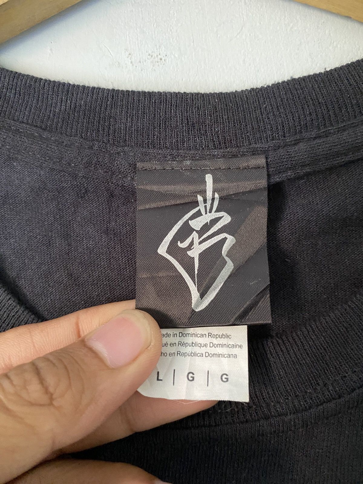Japanese Brand 2000s black dallas streetwear goth style tee Size US L / EU 52-54 / 3 - 6 Thumbnail