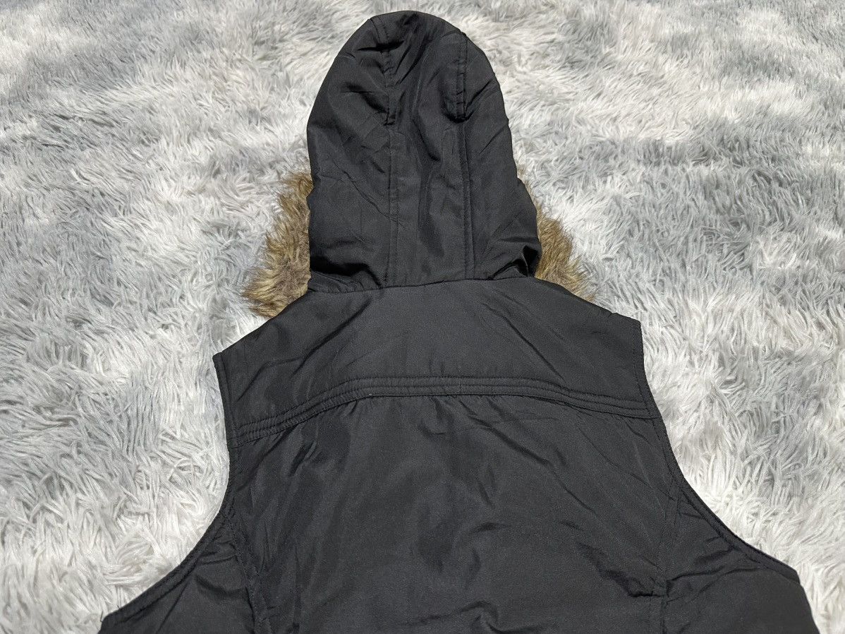 If Six Was Nine 🔥Y2K Beaumont Carr Fur Down Vest Jacket Hoodie Goth Punk Size US M / EU 48-50 / 2 - 8 Thumbnail