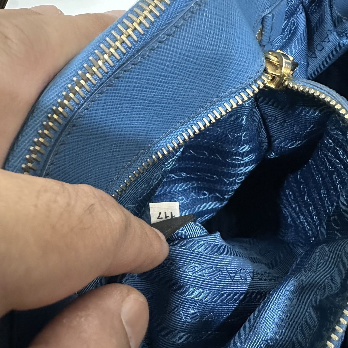 Prada PRADA GALLERIA SATCHEL TWO WAY BAG SAFFIANO LEATHER Size ONE SIZE - 22 Thumbnail