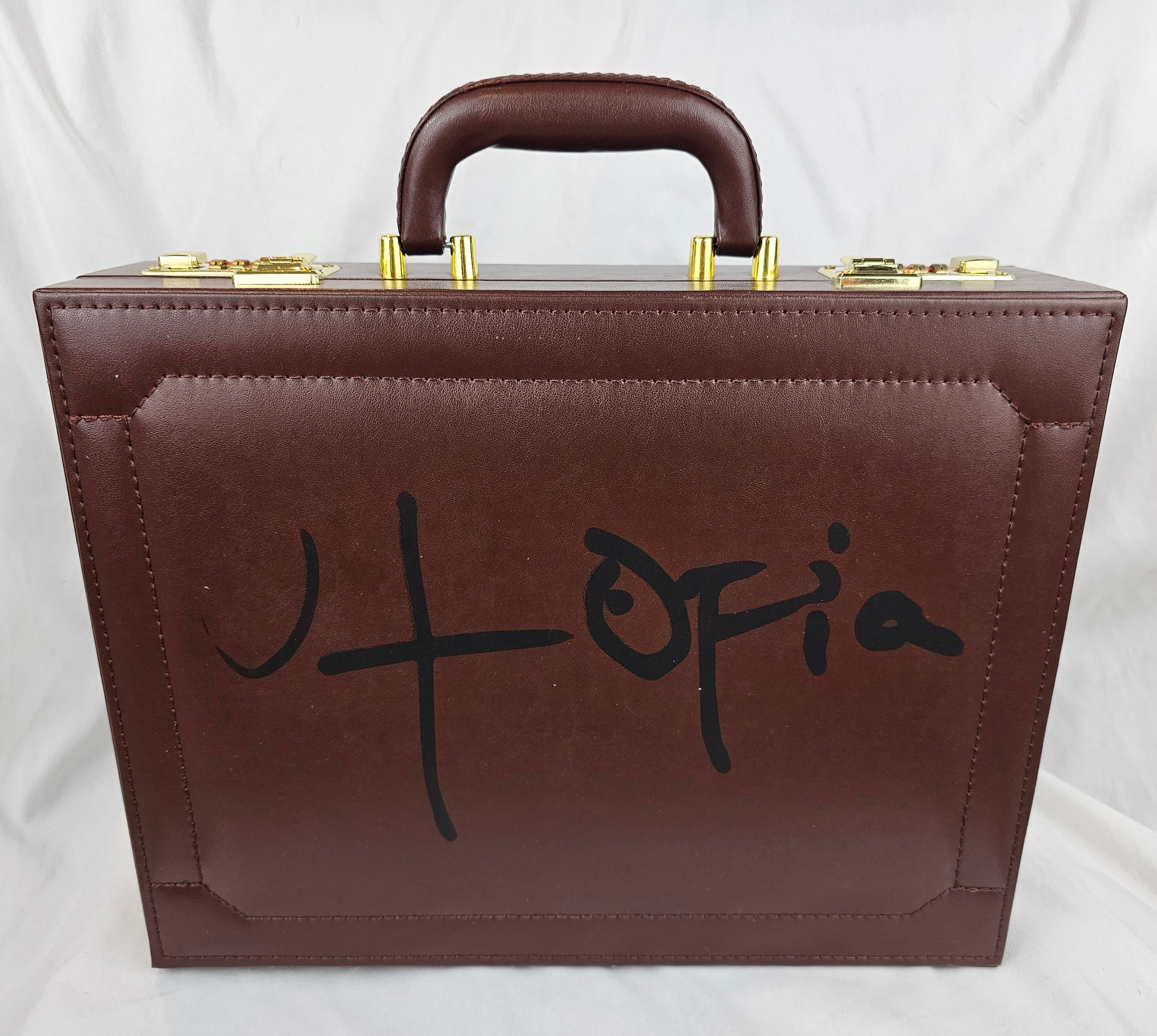 image of Travis Scott Cactus Jack Utopia Briefcase Circus Maximus in Brown, Men's