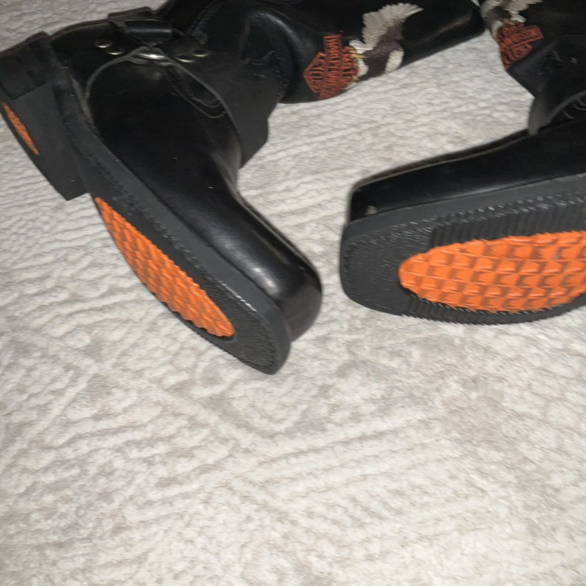 Harley Davidson Harley Davidson Leather Squared Toe Boots Mens size 7.5 Size US 7.5 / EU 40-41 - 3 Thumbnail