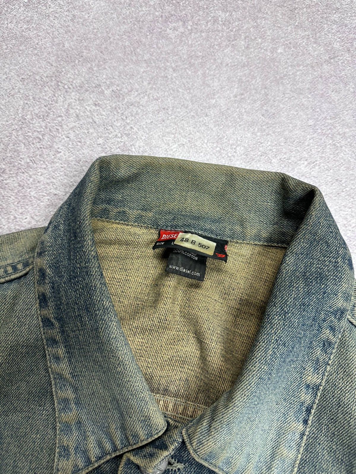 Diesel Vintage Diesel Womans Grunge Perfect Faded Denim Jacket L Size L / US 10 / IT 46 - 4 Thumbnail
