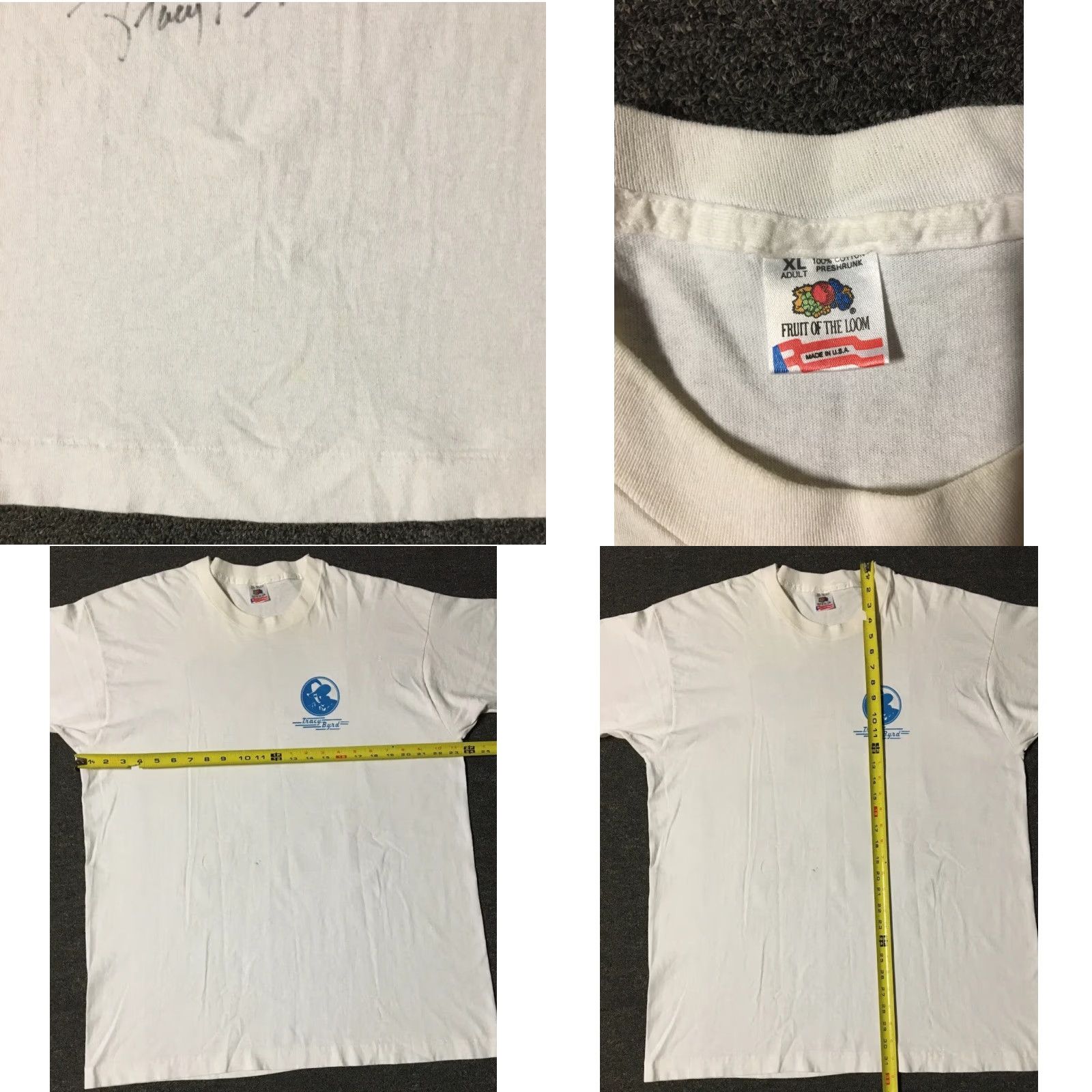 Vintage VINTAGE Tracy Byrd Autograph Faded Tour Shirt XL Country Music Concert 90s Grunge Western Signed T-Shirt Mens Size US XL / EU 56 / 4 - 9 Thumbnail