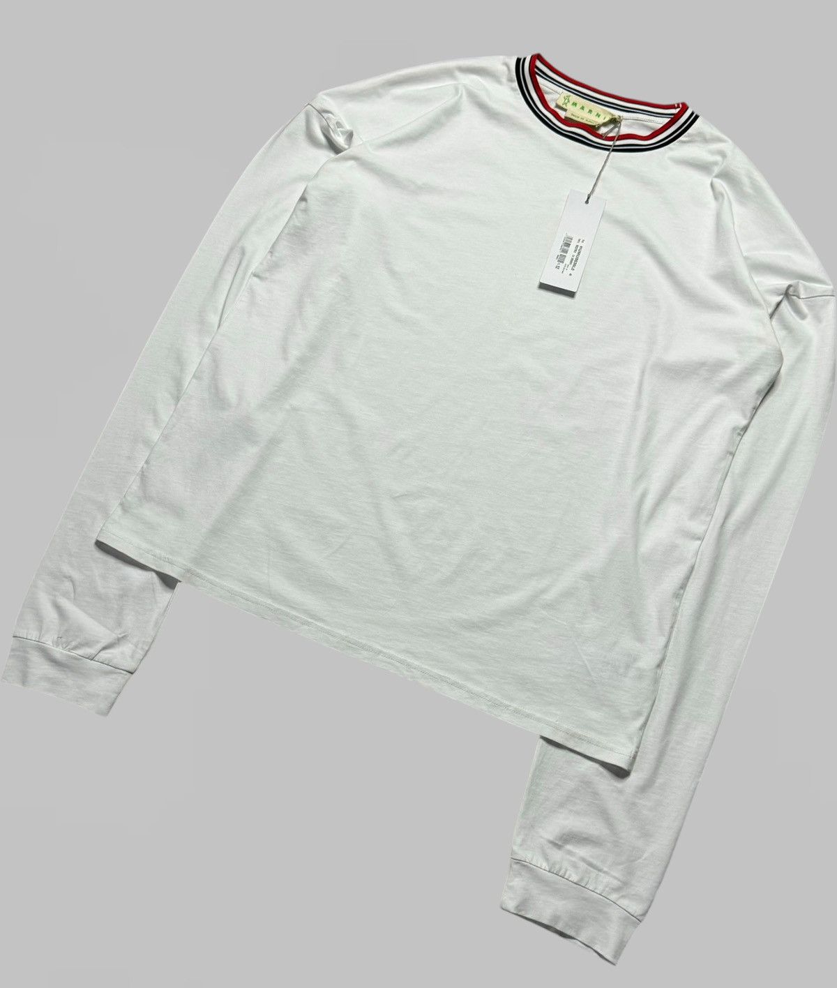 Marni MARNI WHITE MEGA LONGLSLEEVE BUNNY NEW SIZE L Size US L / EU 52-54 / 3 - 2 Thumbnail