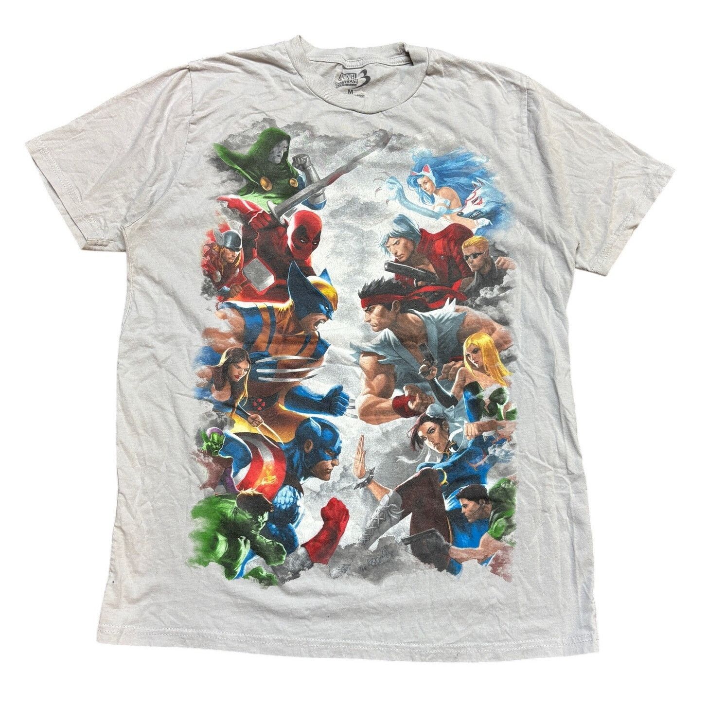 Marvel Comics Marvel vs Capcom 3 Fate of Two Worlds Gods T Shirt Men's M Size US M / EU 48-50 / 2 - 1 Thumbnail