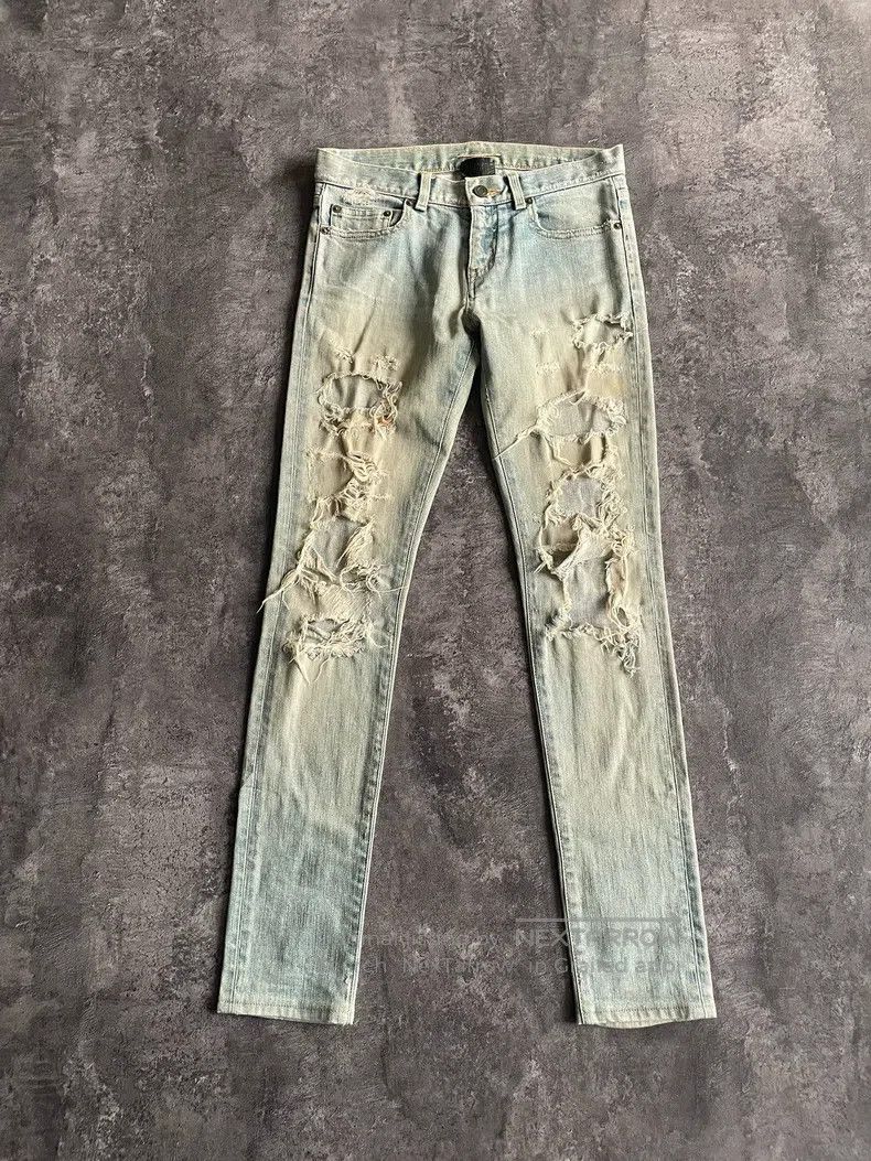 Saint Laurent Paris Saint Laurent Paris Decadent Big Destruction Size US 26 / EU 42 - 1 Thumbnail