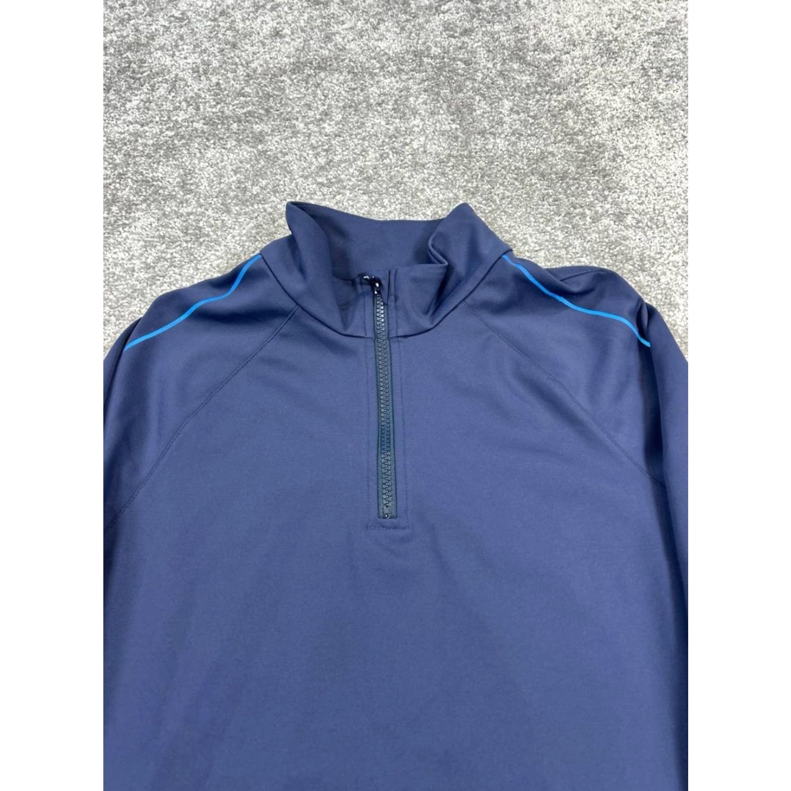 Outdoor Voices Outdoor Voices Womens Large Blue Quarter Zip Sweater Pullover Winter Spring Fall Size L / US 10 / IT 46 - 2 Thumbnail