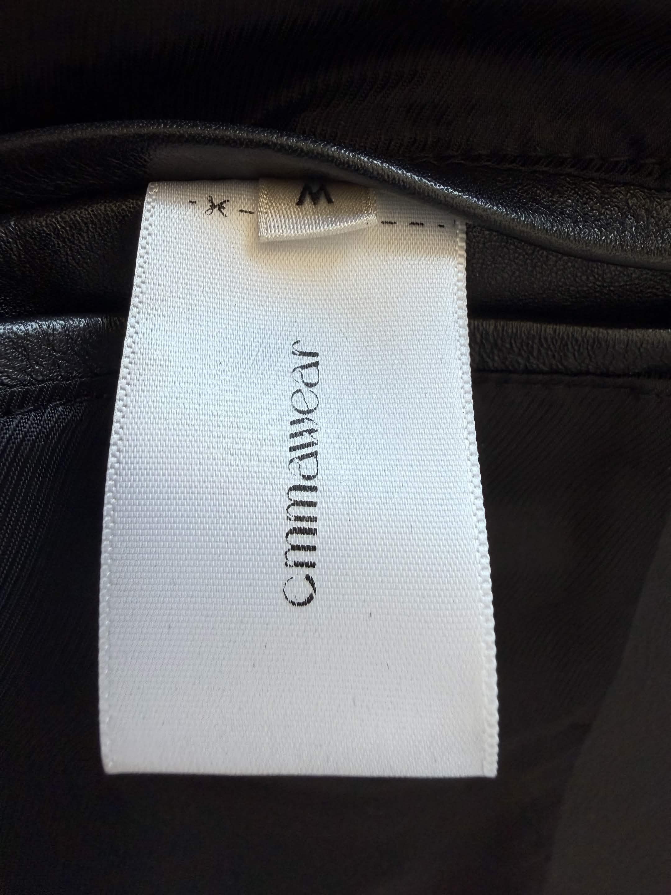 CMMAWEAR CMMAWEAR FW24 Urus Leather Jacket All Black Size US M / EU 48-50 / 2 - 5 Thumbnail