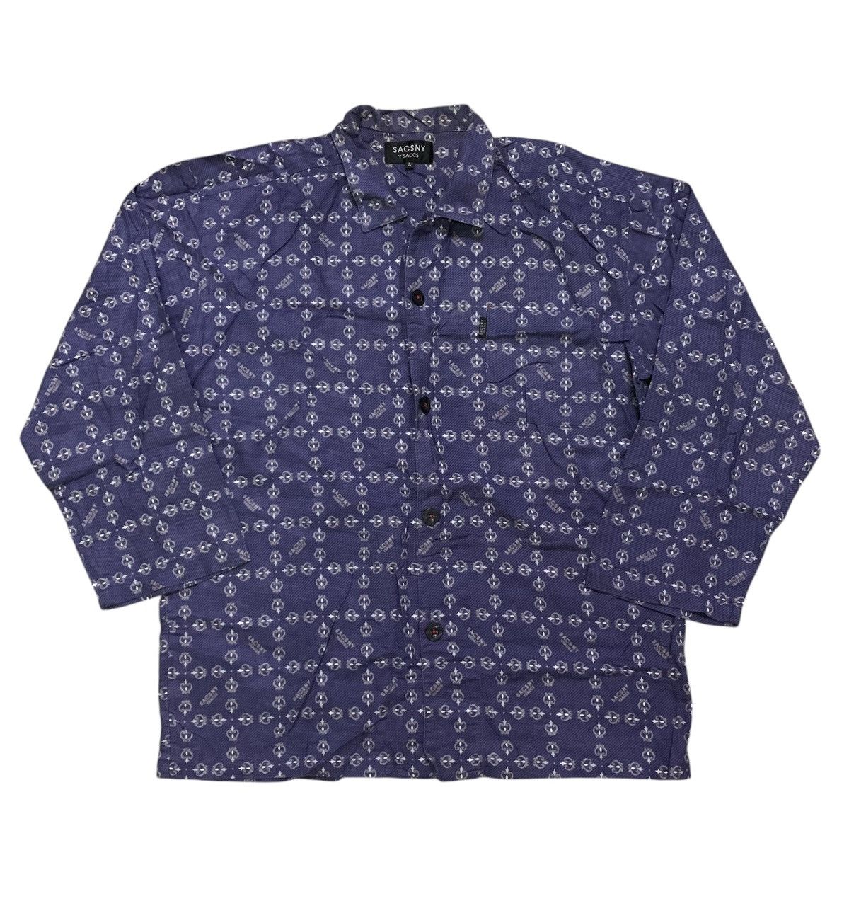 Yohji Yamamoto 💥Vintage Japanese Y’saccs Ovp Button Shirt Size US L / EU 52-54 / 3 - 1 Thumbnail
