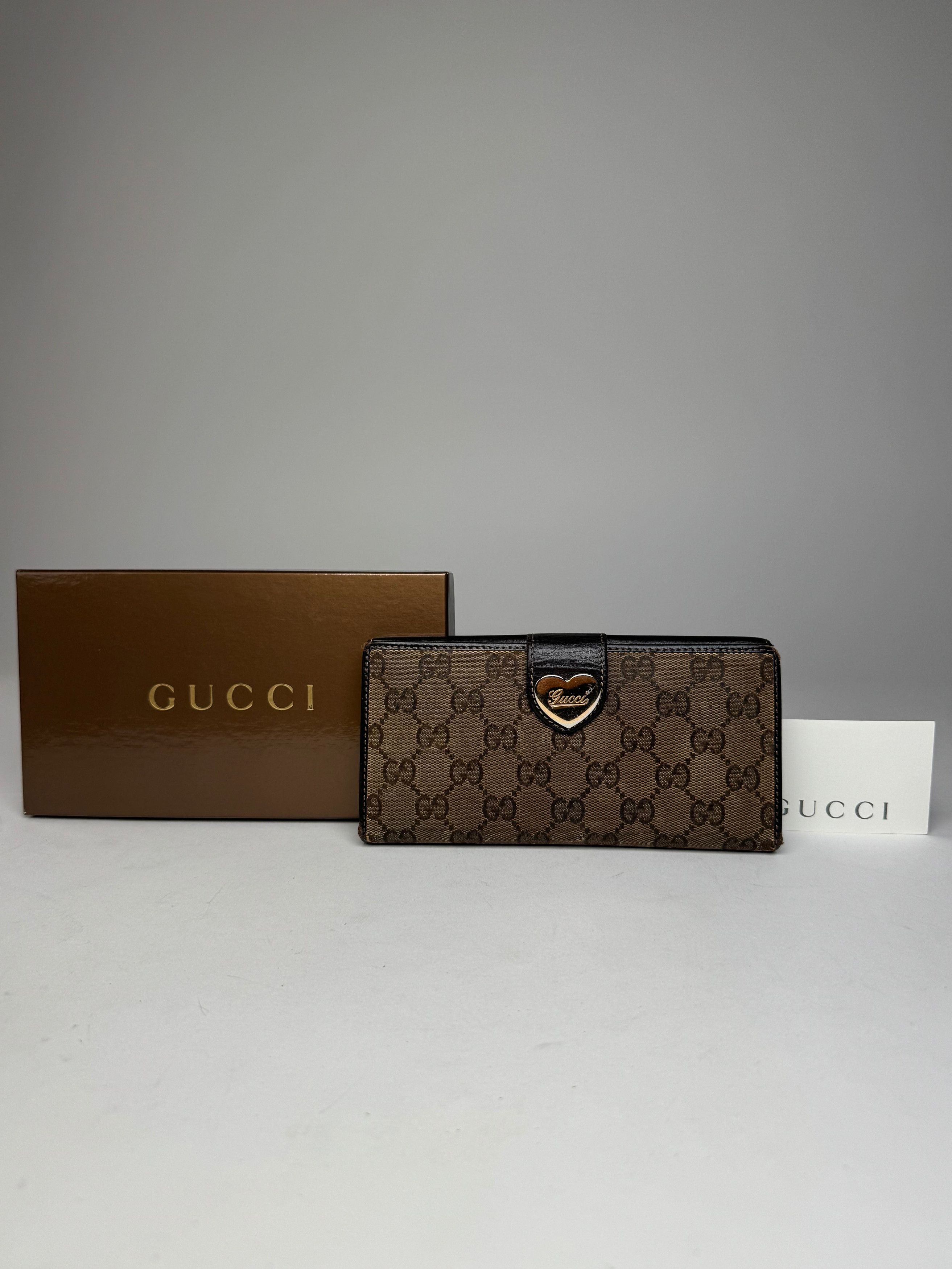 Gucci Vintage Monogram Wallet Brown Size ONE SIZE - 1 Thumbnail