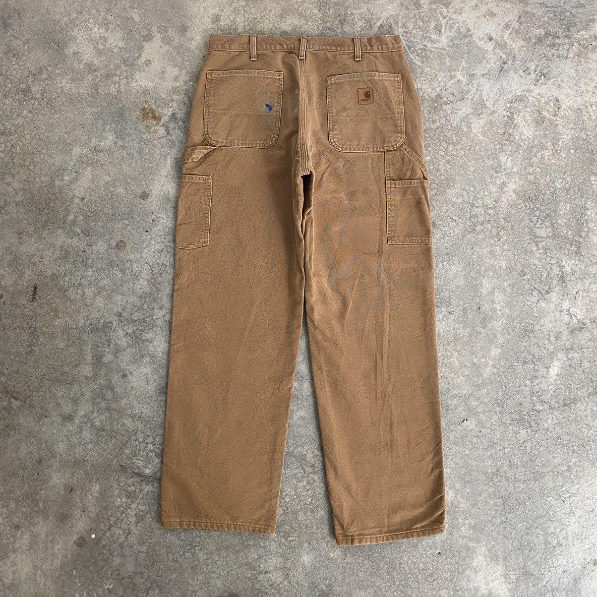 Carhartt Vintage Carhartt Blanket Lined Tan Carpenter Work Pants Size US 34 / EU 50 - 17 Thumbnail